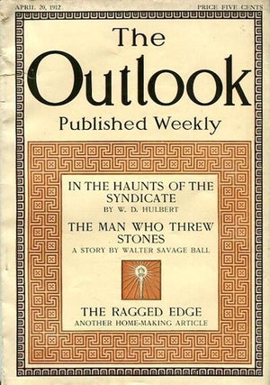 Item #14134 The Welfare Of The Farmer; Outlook April 20, 1912. Theodore Roosevelt