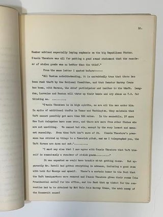 Account of Republican Convention 1912