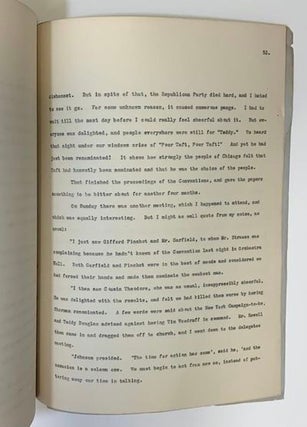 Account of Republican Convention 1912