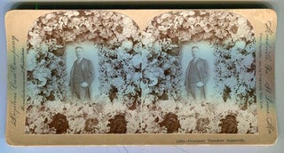 Item #16777 Stereoview Of President Theodore Roosevelt. Theodore Roosevelt