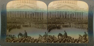 Item #17569 Stereo View Of President Roosevelt Taking The Oath Of Office - Brilliant Inaugural At...
