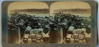 Item #17584 Stereoview “Wait Till You Can See The Whites Of Their Eyes Boys”; Co. G,...