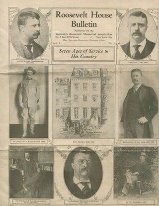 Item #18291 Roosevelt House Bulletin Birthday Anniversary Number Vol 1 No. 5. Mrs. Douglas...