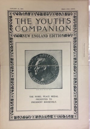 Item #18953 The Youth’s Companion; Front cover illustration shows TR’s Nobel Peace Prize in...