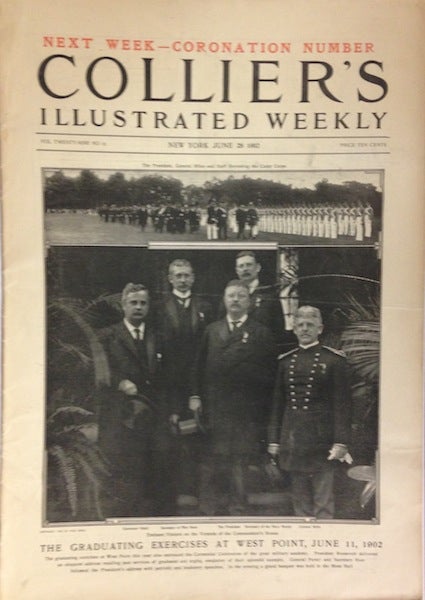 Item #18955 Collier's Illustrated Weekly; On the cover; TR at the Graduating Exercises at West Point; Panama Canal Controversy.