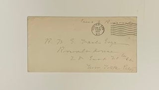 Autograph letter, signed,