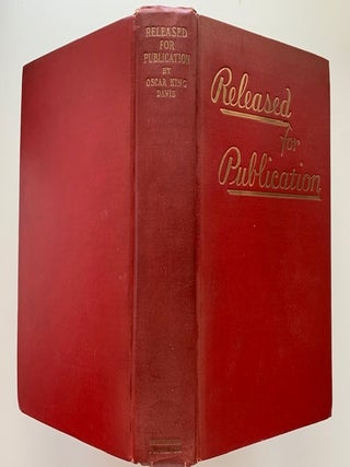 Item #19577 Released for Publication; Some Inside Political History of Theodore Roosevelt and His...